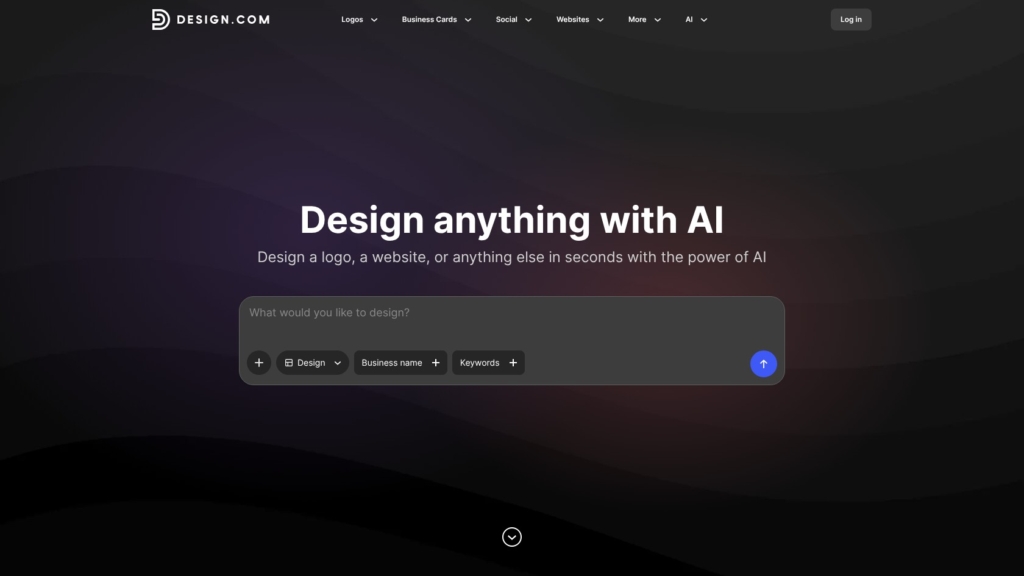 Design.com homepage