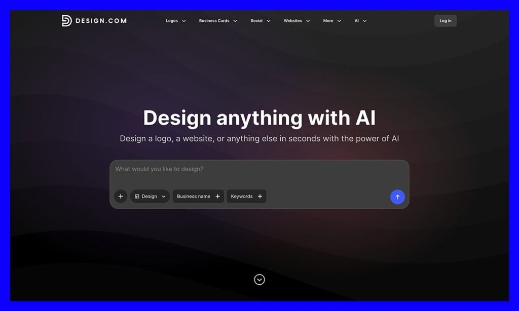 design com homepage