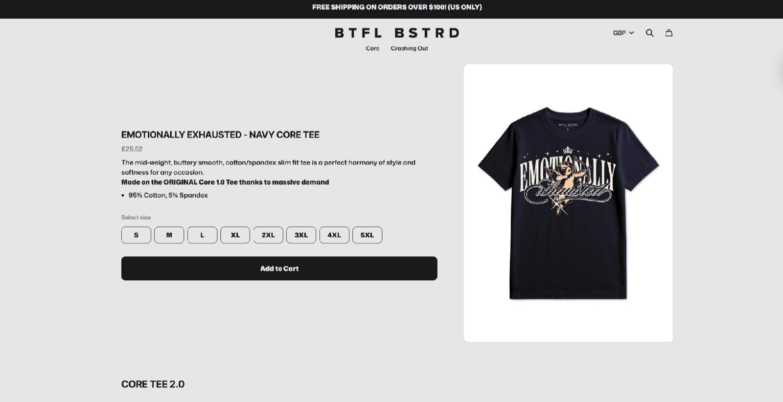 Beautiful Bastard Fourthwall store homepage