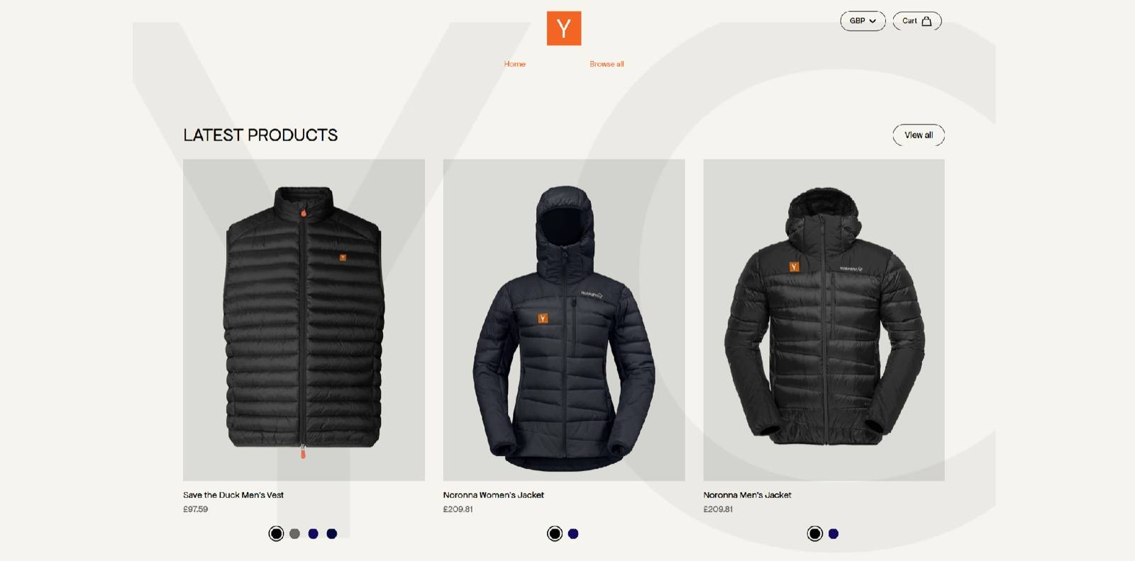 Y Combinator Alumni Store Fourthwall store homepage