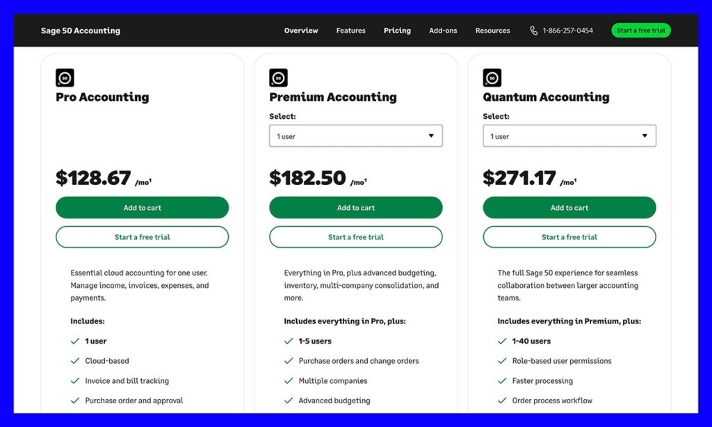 sage pricing