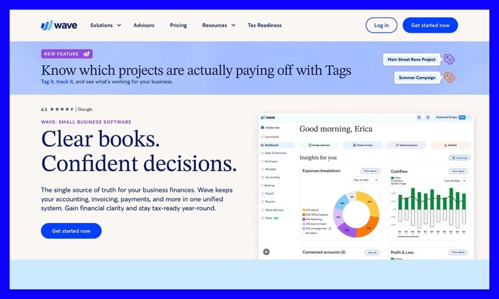 wave accounting homepage